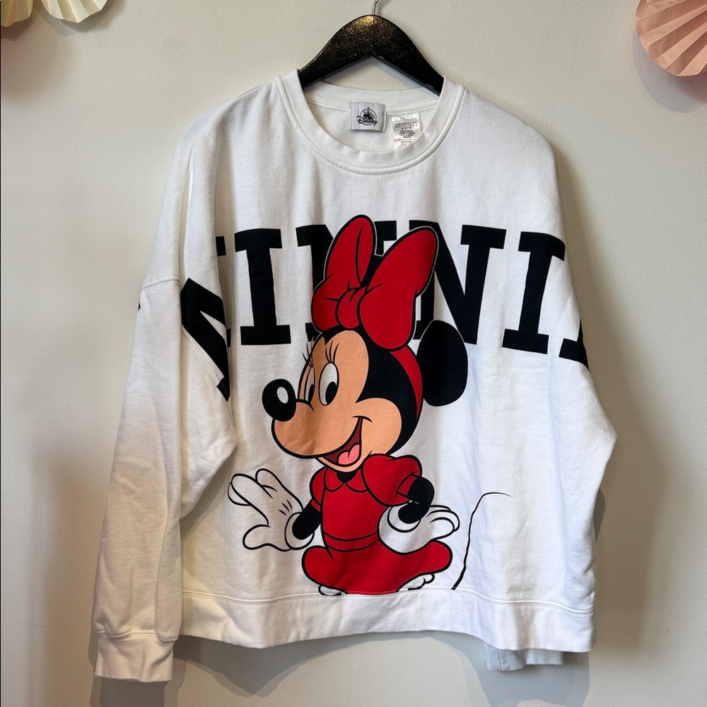 Disney Minnie Mouse crew neck sweatshirt Xlarge